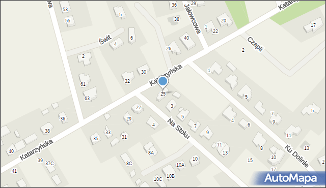 Gruszczyn, Katarzyńska, 25, mapa Gruszczyn