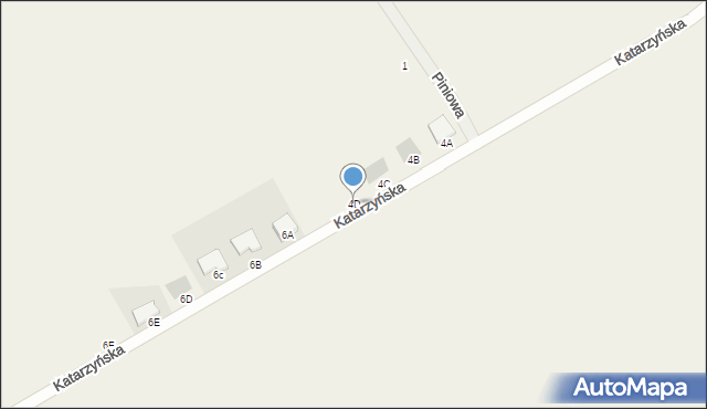 Gruszczyn, Katarzyńska, 4D, mapa Gruszczyn