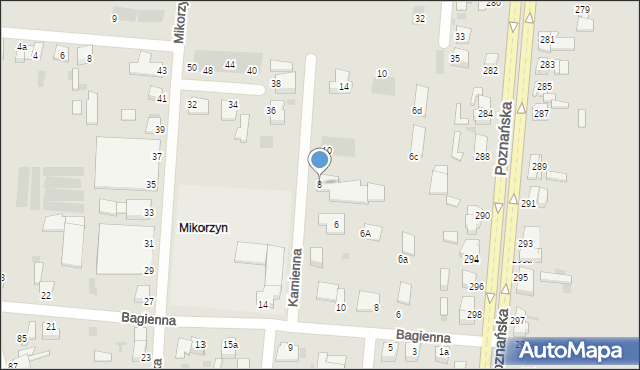 Inowrocław, Kamienna, 8, mapa Inowrocławia