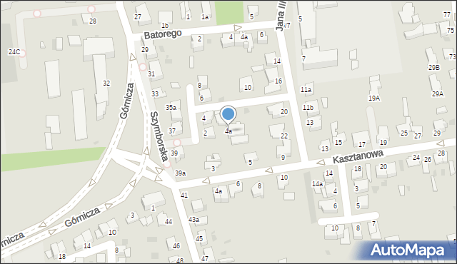 Inowrocław, Kazimierza Jagiellończyka, 4a, mapa Inowrocławia