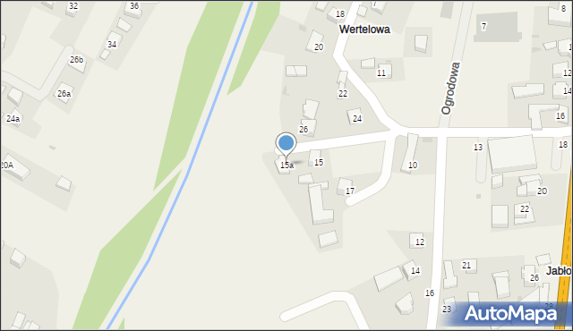 Jabłonka, Kamieniec, 15a, mapa Jabłonka