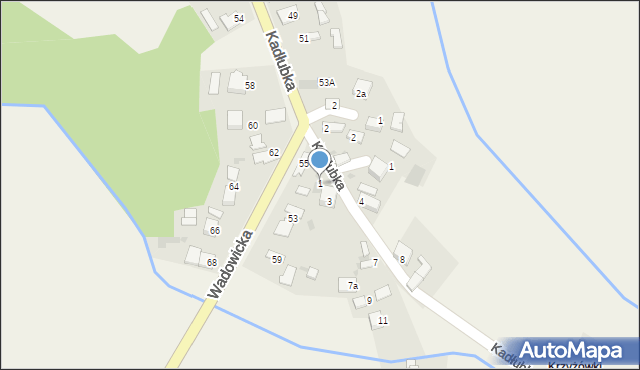 Jankowice, Kadłubka Wincentego, bp., 1, mapa Jankowice