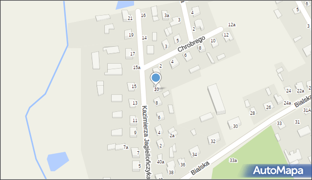 Janów Podlaski, Kazimierza Jagiellończyka, 10, mapa Janów Podlaski