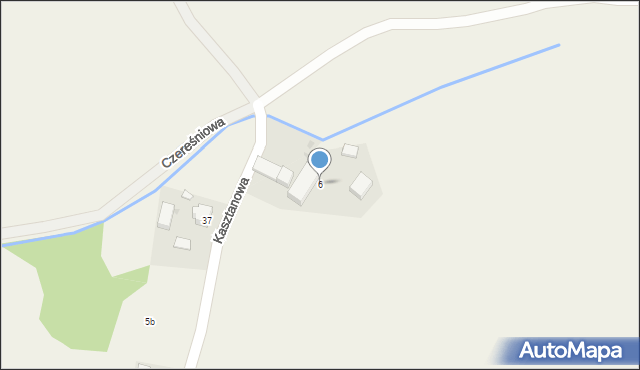Januszkowice, Kasztanowa, 6, mapa Januszkowice