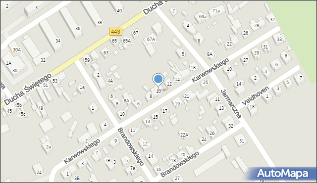Jarocin, Karwowskiego Stanisława, 10, mapa Jarocin