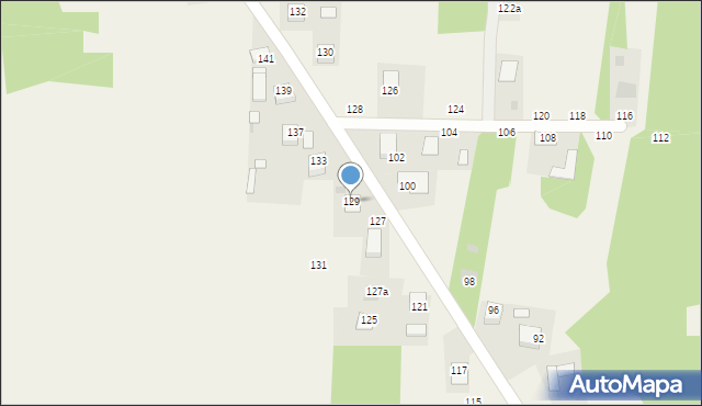 Jasień, Kasprowicza Jana, 129, mapa Jasień