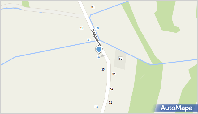 Jasień, Kasprowicza Jana, 37, mapa Jasień