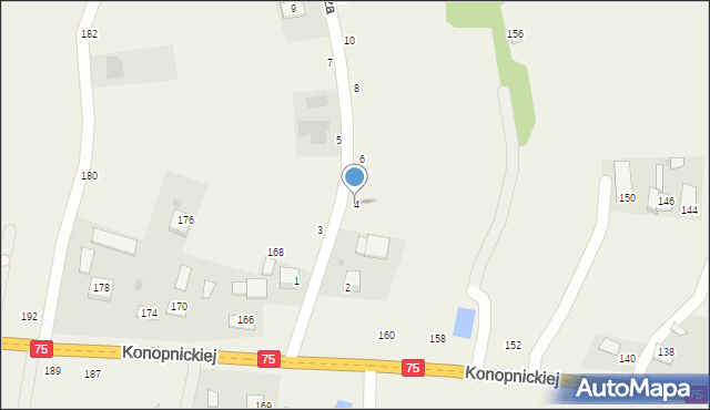 Jasień, Kasprowicza Jana, 4, mapa Jasień