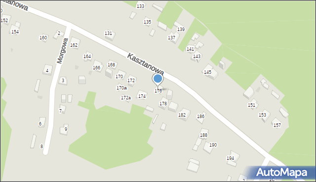 Jaworzno, Kasztanowa, 176, mapa Jaworzno