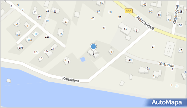 Jeszkowice, Kanałowa, 4, mapa Jeszkowice