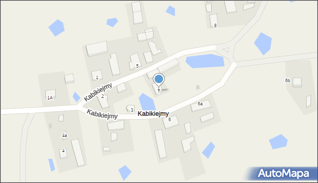 Kabikiejmy, Kabikiejmy, 7, mapa Kabikiejmy