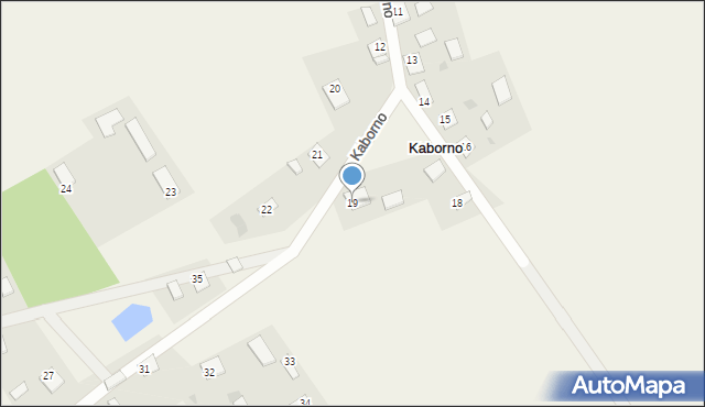 Kaborno, Kaborno, 19, mapa Kaborno