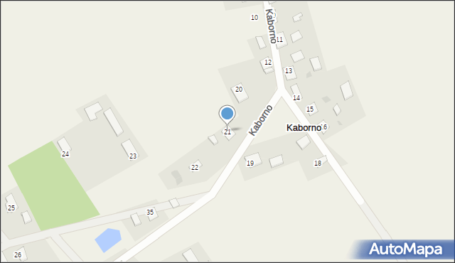 Kaborno, Kaborno, 21, mapa Kaborno