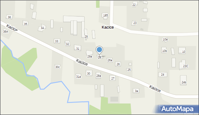 Kacice, Kacice, 28, mapa Kacice