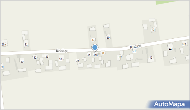 Kacice, Kacice, 36a, mapa Kacice