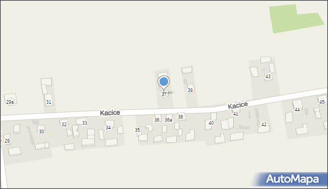 Kacice, Kacice, 37, mapa Kacice