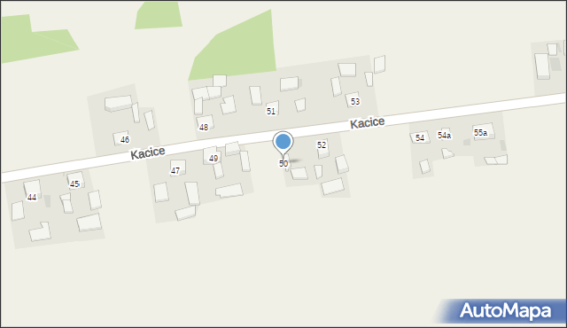Kacice, Kacice, 50, mapa Kacice