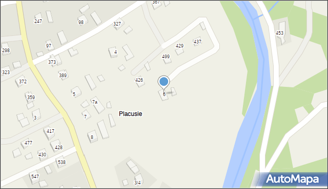 Kąclowa, Kąclowa, 6, mapa Kąclowa