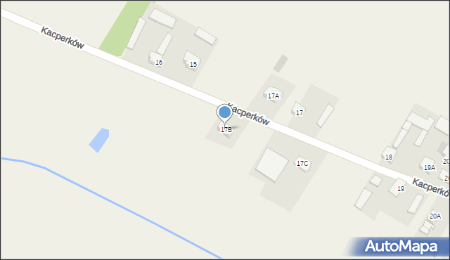 Kacperków, Kacperków, 17B, mapa Kacperków