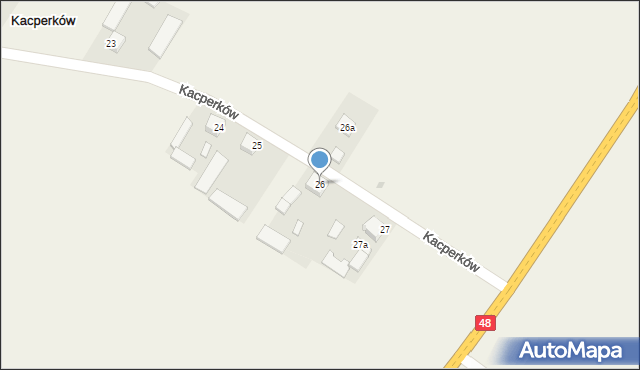 Kacperków, Kacperków, 26, mapa Kacperków