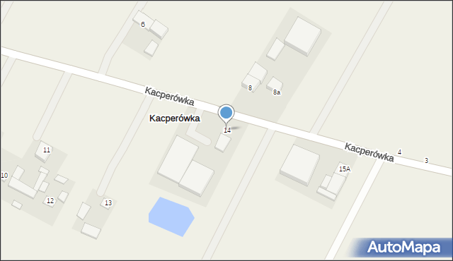 Kacperówka, Kacperówka, 14, mapa Kacperówka