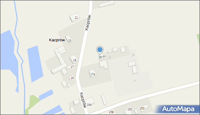 Kacprów, Kacprów, 19, mapa Kacprów