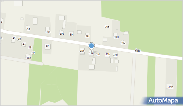 Kacprówek, Kacprówek, 40a, mapa Kacprówek