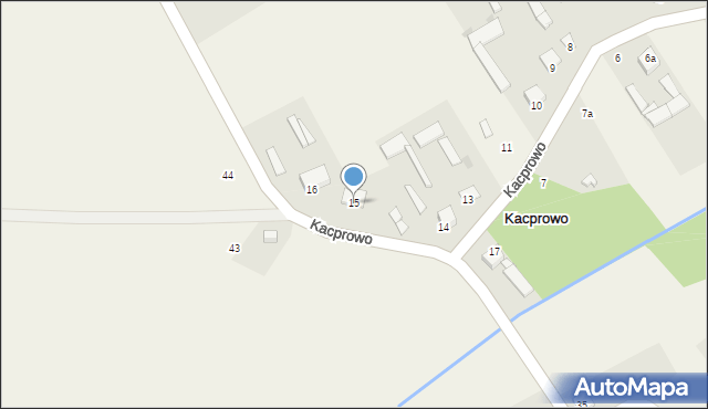 Kacprowo, Kacprowo, 15, mapa Kacprowo