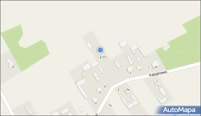 Kacprowo, Kacprowo, 5, mapa Kacprowo