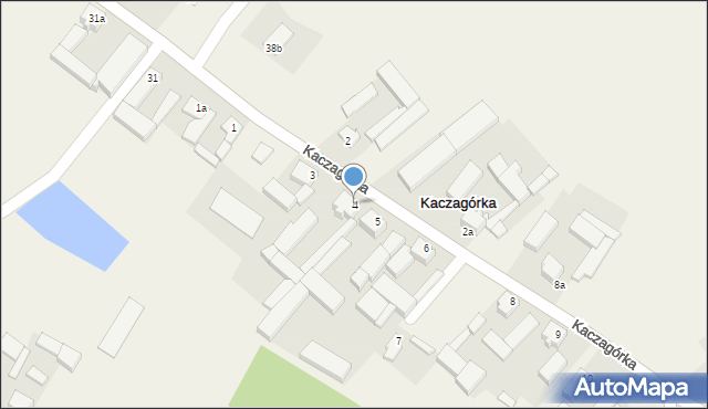 Kaczagórka, Kaczagórka, 4, mapa Kaczagórka