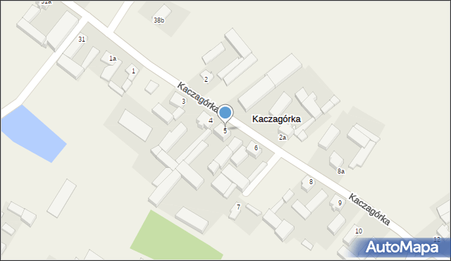 Kaczagórka, Kaczagórka, 5, mapa Kaczagórka