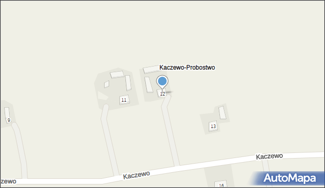 Kaczewo, Kaczewo, 12, mapa Kaczewo