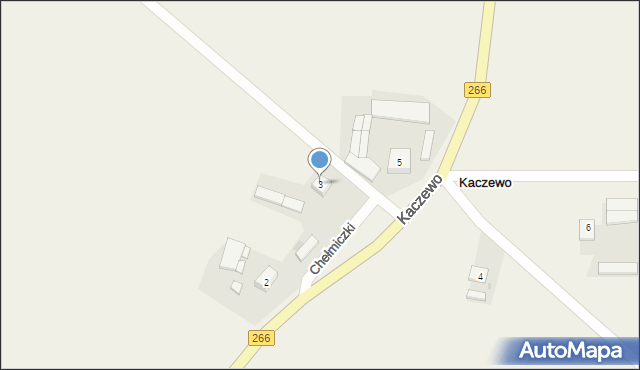 Kaczewo, Kaczewo, 3, mapa Kaczewo