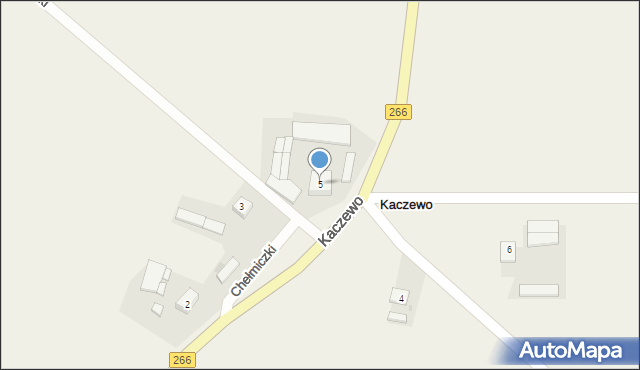 Kaczewo, Kaczewo, 5, mapa Kaczewo