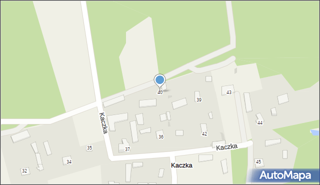 Kaczka, Kaczka, 40, mapa Kaczka