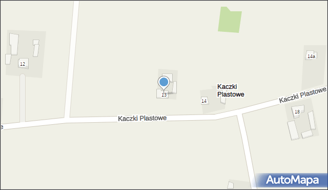 Kaczki Plastowe, Kaczki Plastowe, 13, mapa Kaczki Plastowe