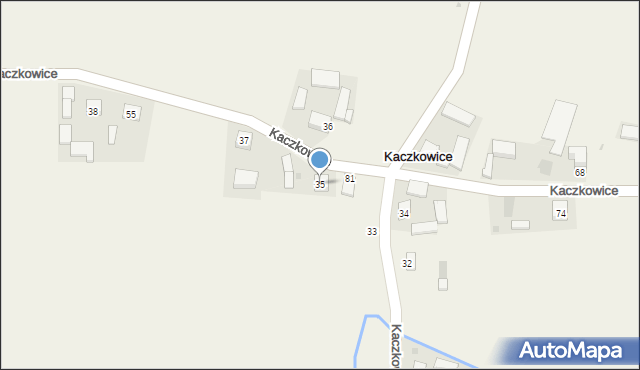 Kaczkowice, Kaczkowice, 35, mapa Kaczkowice