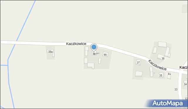 Kaczkowice, Kaczkowice, 38, mapa Kaczkowice