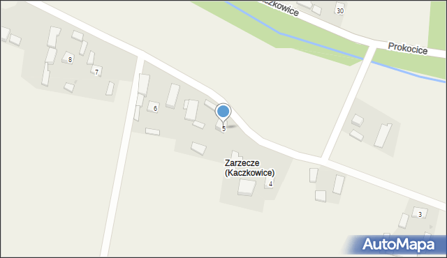 Kaczkowice, Kaczkowice, 5, mapa Kaczkowice
