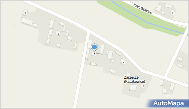 Kaczkowice, Kaczkowice, 6, mapa Kaczkowice