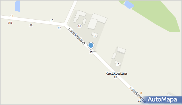 Kaczkowizna, Kaczkowizna, 95, mapa Kaczkowizna