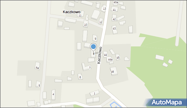 Kaczkowo, Kaczkowo, 8, mapa Kaczkowo