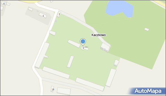 Kaczkowo, Kaczkowo, 2, mapa Kaczkowo