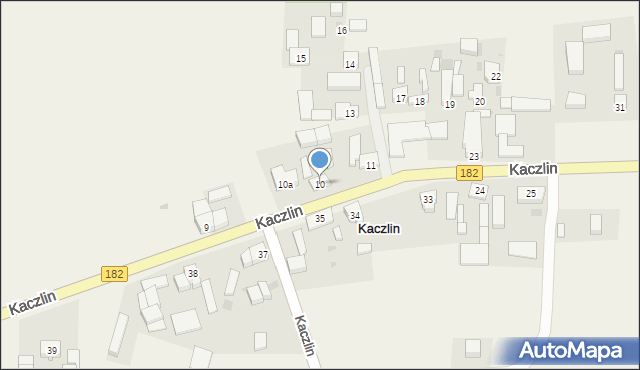 Kaczlin, Kaczlin, 10, mapa Kaczlin