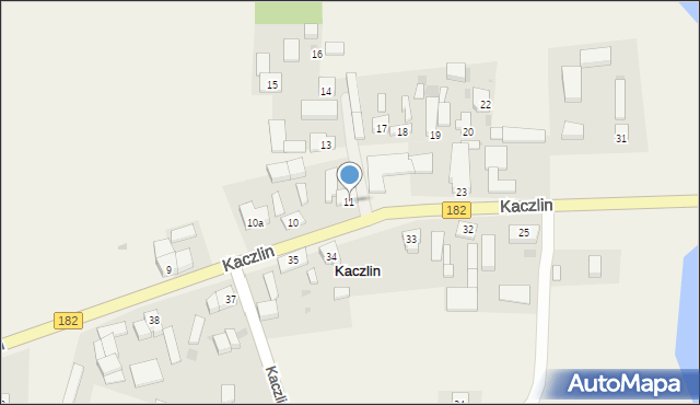 Kaczlin, Kaczlin, 11, mapa Kaczlin