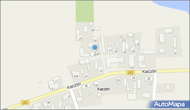 Kaczlin, Kaczlin, 13, mapa Kaczlin