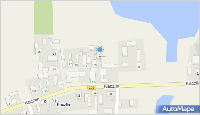 Kaczlin, Kaczlin, 22, mapa Kaczlin