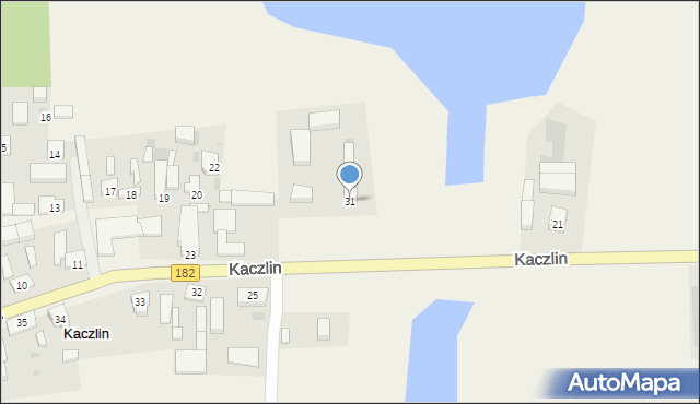 Kaczlin, Kaczlin, 31, mapa Kaczlin