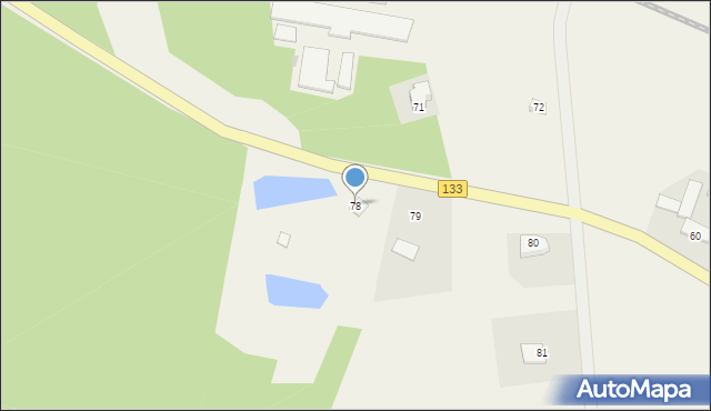 Kaczlin, Kaczlin, 78, mapa Kaczlin