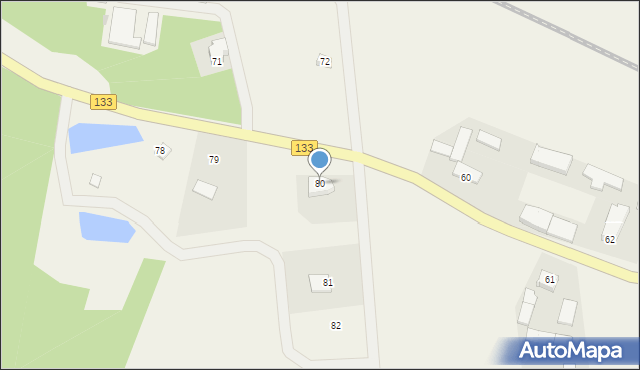 Kaczlin, Kaczlin, 80, mapa Kaczlin